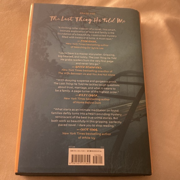 ❤️Hardcover-The Last Thing He Told Me by Laura Dave - Picture 6 of 7